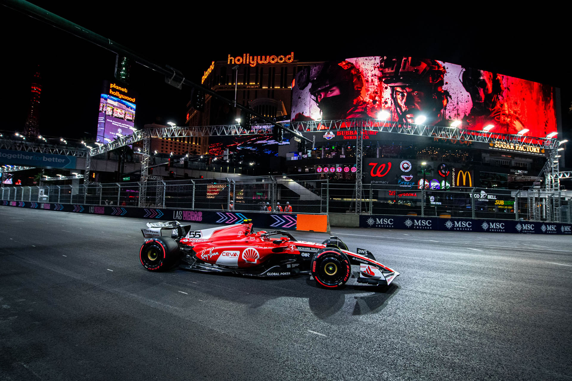 las vegas grand prix ferrari 10
