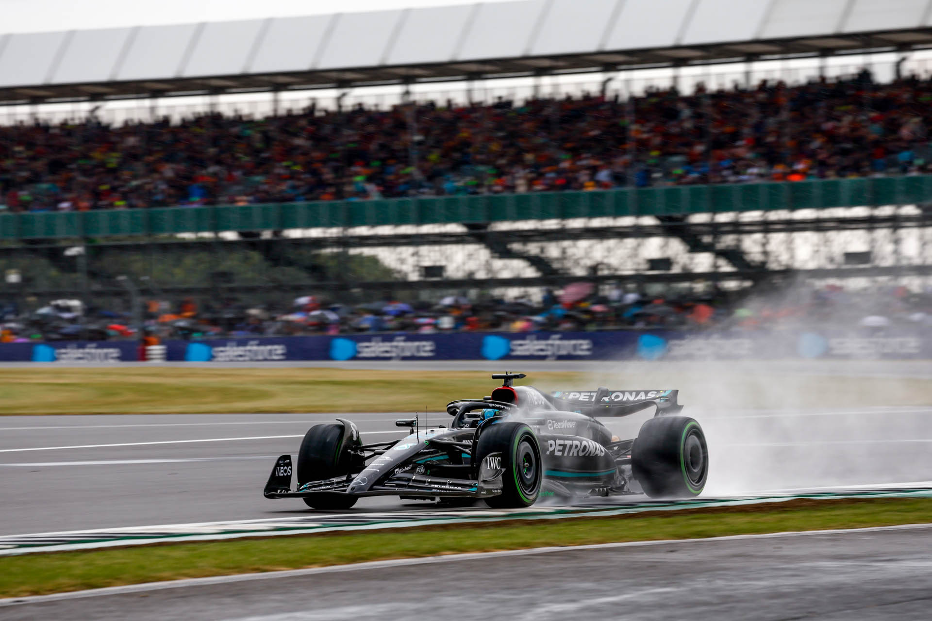 2023 F1 Silverstone - Mercedes - szombat