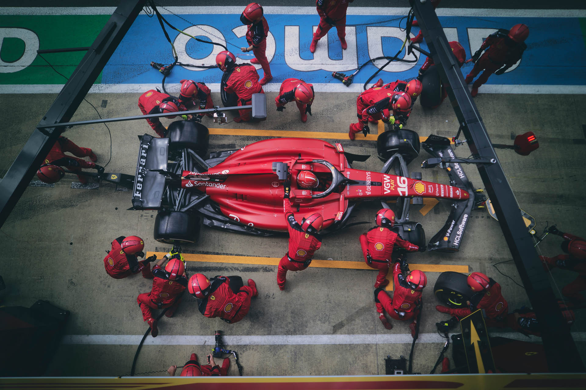 2023 F1 Silverstone - Ferrari sunday 02