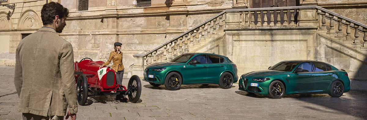 Alfa Romeo Giulia Stelvio Q 100 Anniversario nyito
