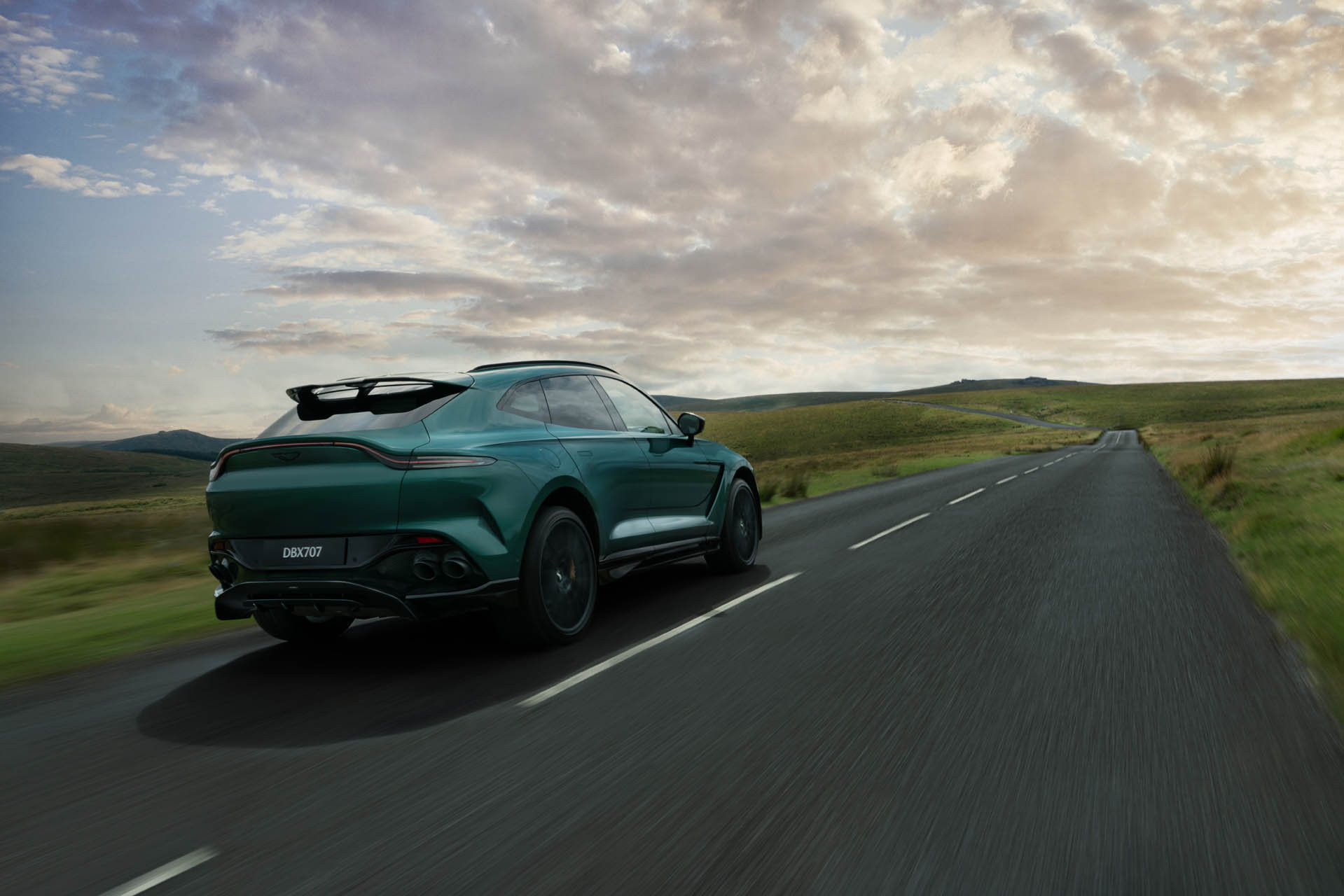 astonmartinDBX707onDartmoor