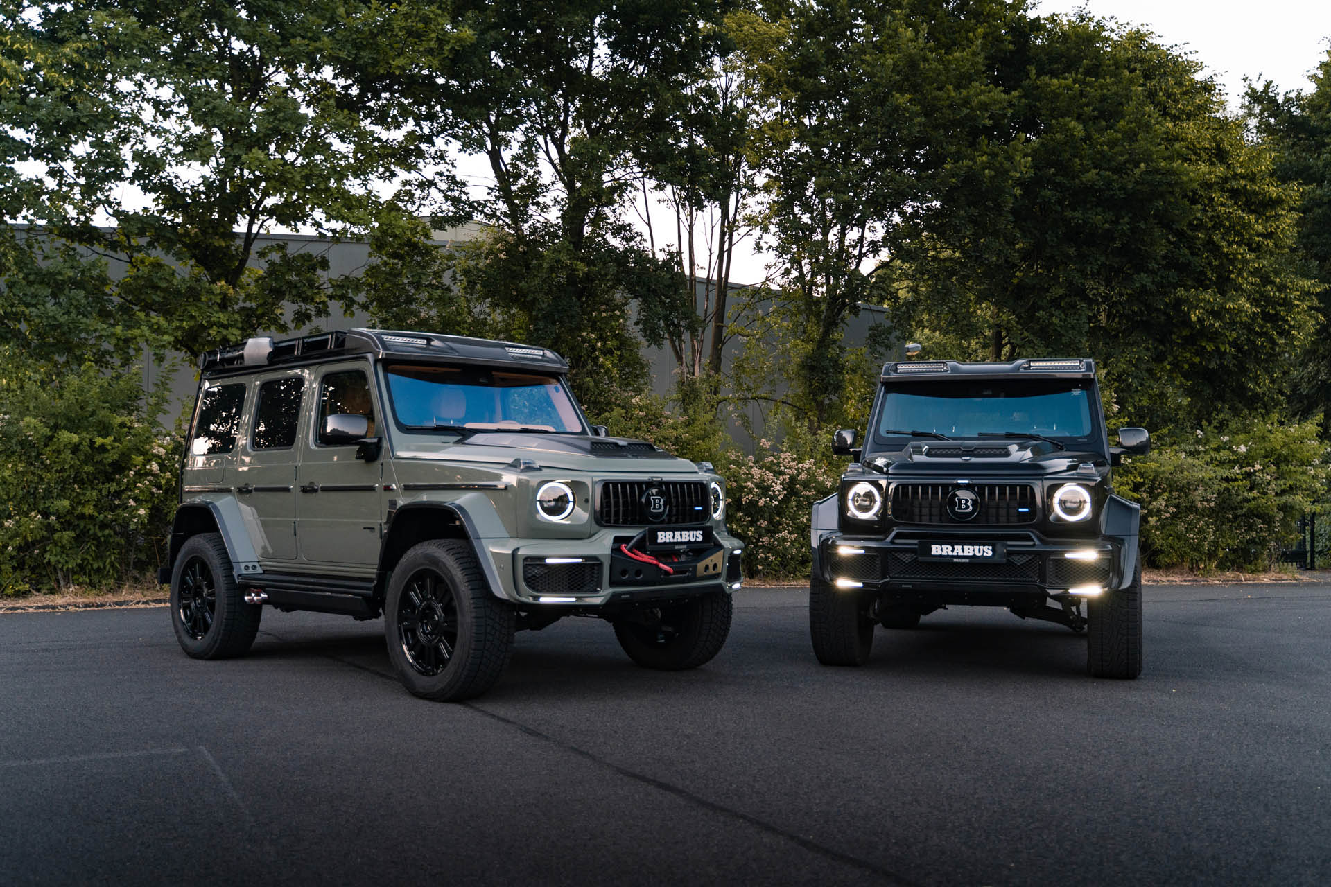 BRABUS 800 4x4 Stealth Green-M-AMG G 63 4x4 Outdoor 90