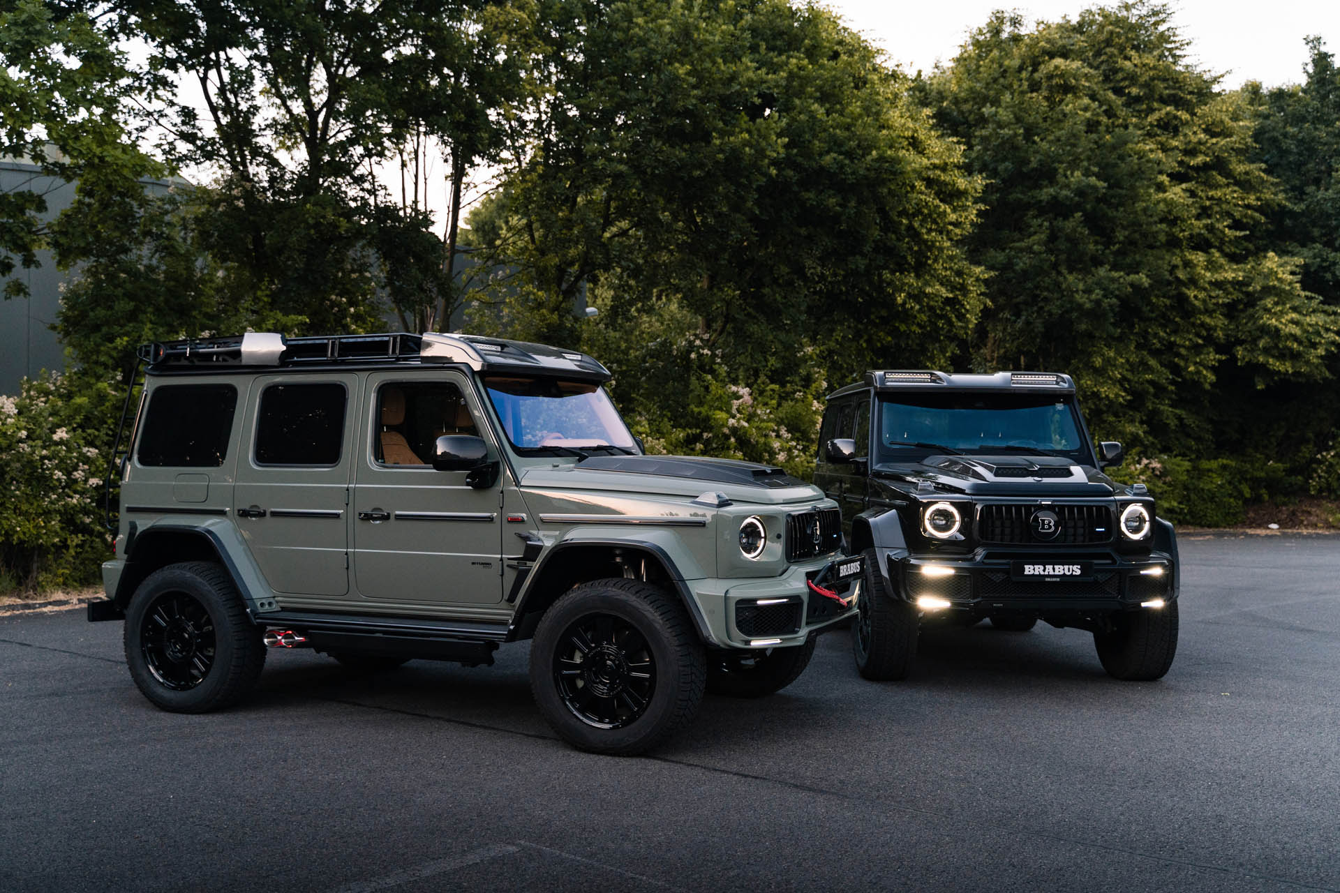BRABUS 800 4x4 Stealth Green-M-AMG G 63 4x4 Outdoor 92