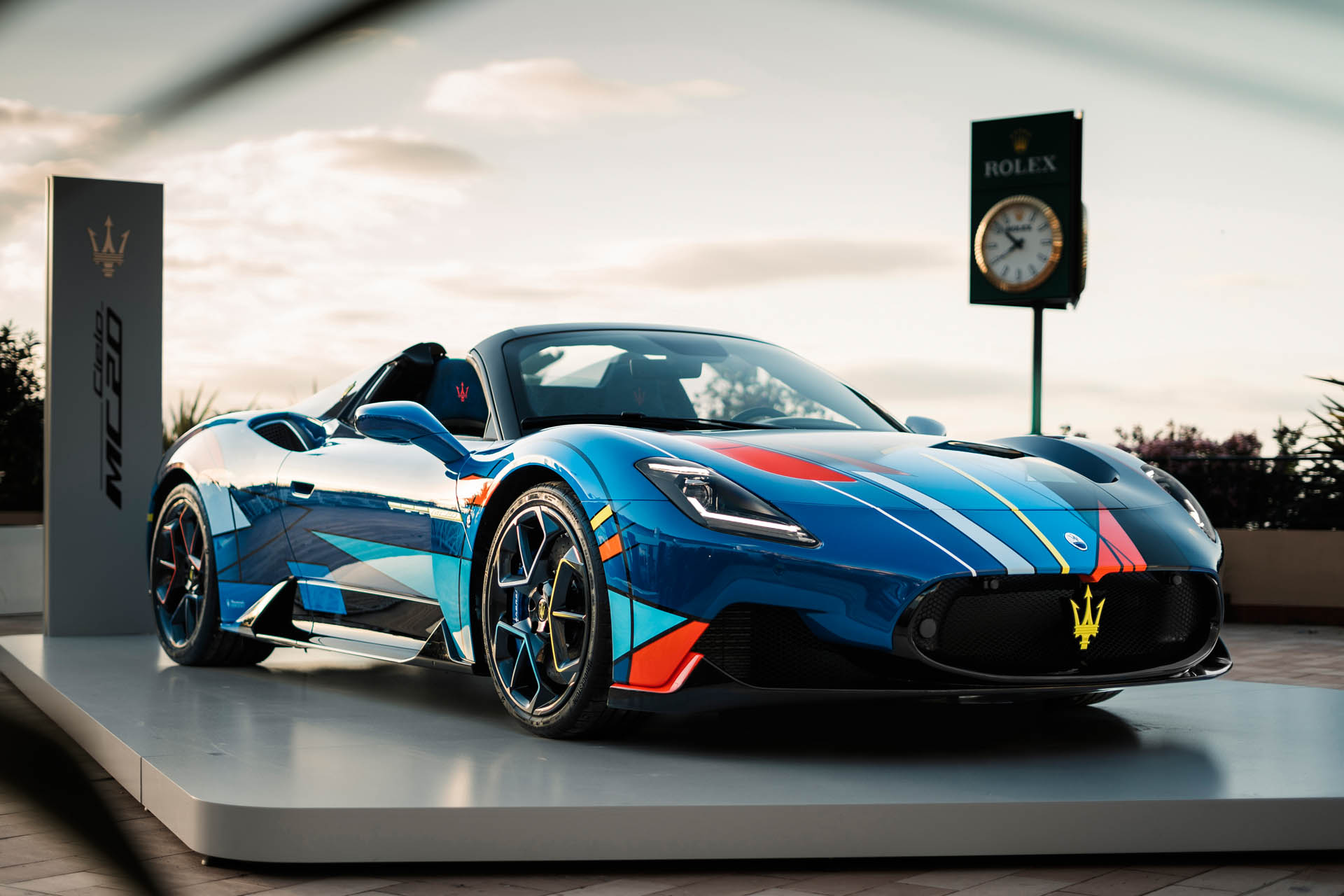 00 Maserati MC20 Cielo Opera darte Rolex Monte-Carlo Masters 2024