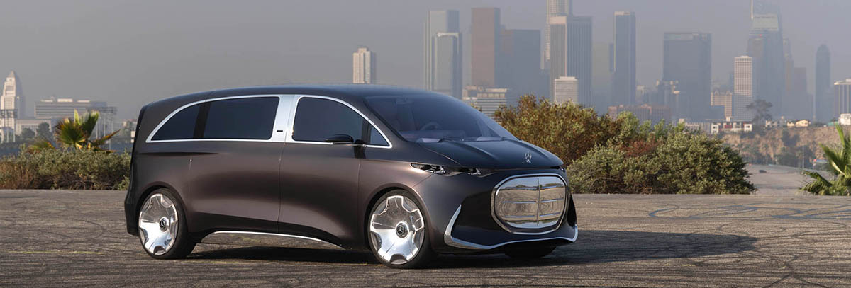 Mercedes Vision V in California nyito