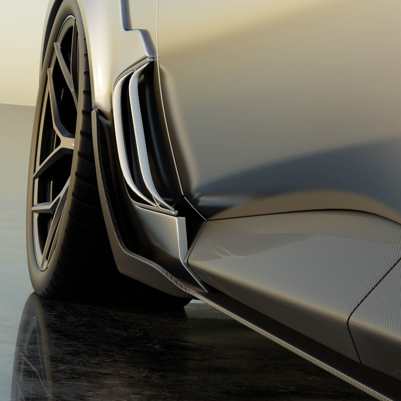 POGEA RACING Purosangue Widebody Carbon Silber 12