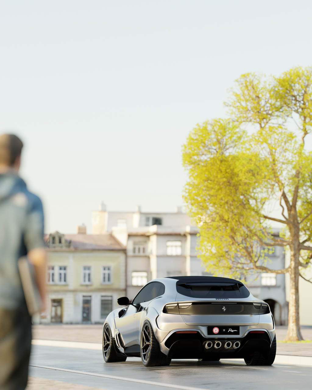 POGEA RACING Purosangue Widebody City Silber 3