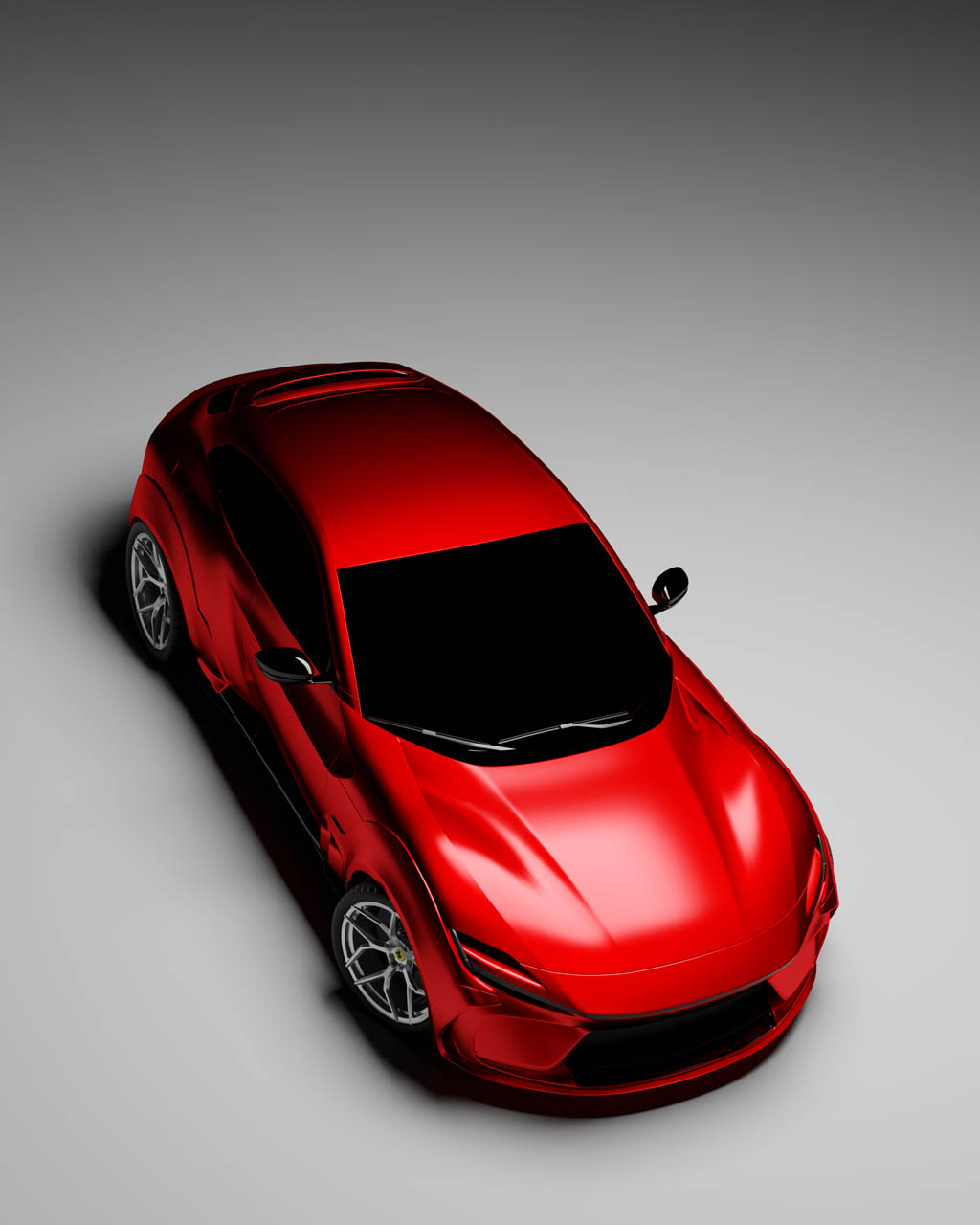 POGEA RACING Purosangue Widebody Studio rot