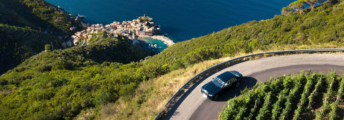 rolls-royce phantom inspired by cinque terre nyito